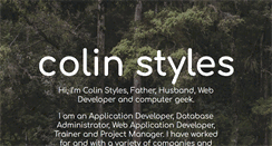 Desktop Screenshot of colinstyles.com